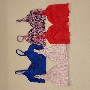 4 Bra Bundle - Size Small